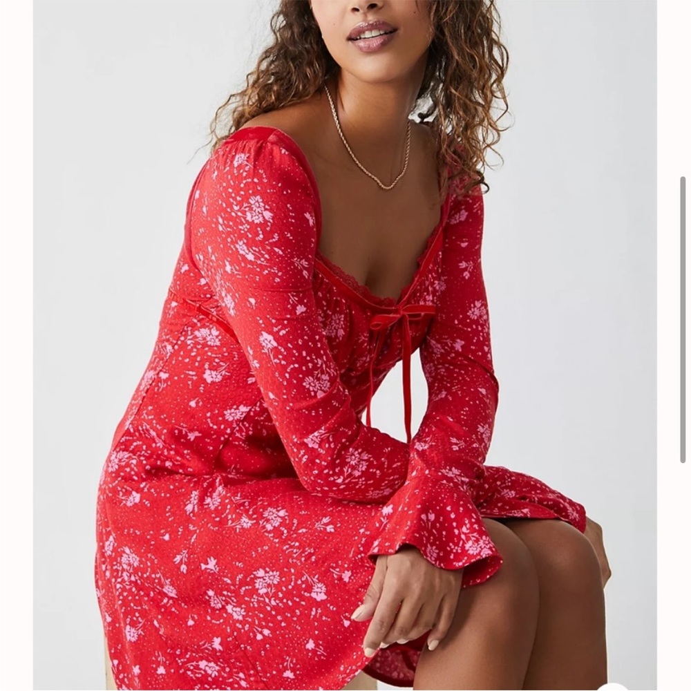 Free People Tess Mini Dress ❤️ - Picture 5 of 6